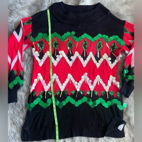 Holiday time vintage ugly Christmas sweater size:XXL - Picture 2 of 6